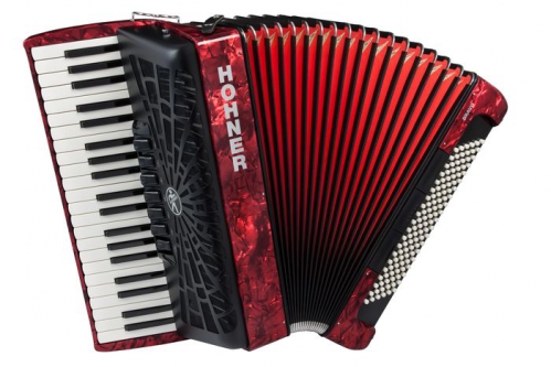 Hohner Bravo III 120 accordion (red)