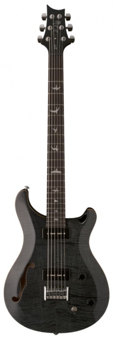 PRS 2017 SE 277 Semi-Hollow Soapbar Grey Black - electric guitar