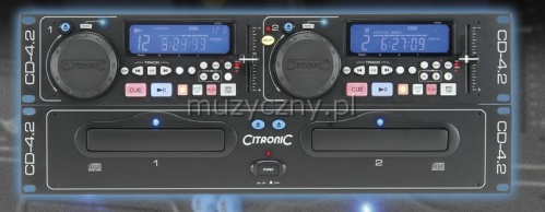 Citronic CD4.2 double CD player with Anti-Shock