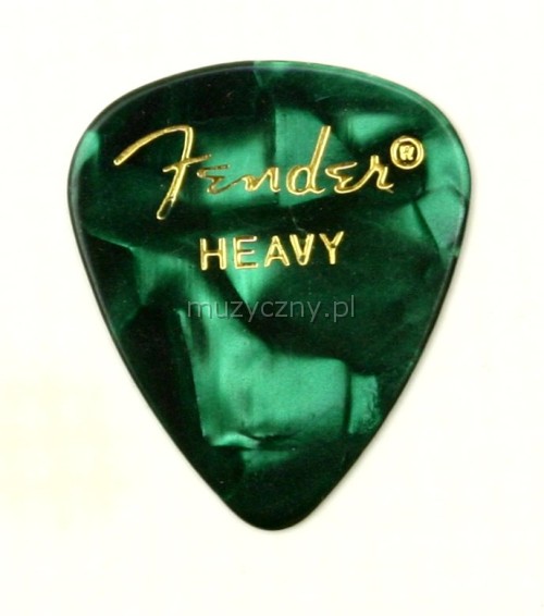 Fender Green Moto heavy pick