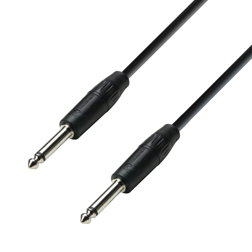 Adam Hall Cables K3 S215 PP 0300 Speaker Cable 2 x 1.5 mm² 6.3 mm Jack mono to 6.3 mm Jack mono 3 m