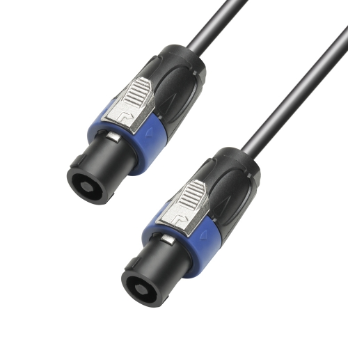 Adam Hall Cables K 4 S 215 SS 0200 Speaker Cable 2 x 1,5 mm² Standard Speaker Connector 2-pole to Standard Speaker Connector 2-pole 2 m