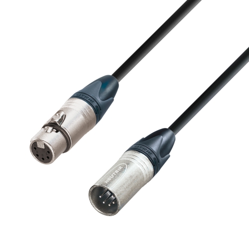 Adam Hall Cables K5 DGH 0300 DMX Cable Neutrik XLR male to XLR female 3 m