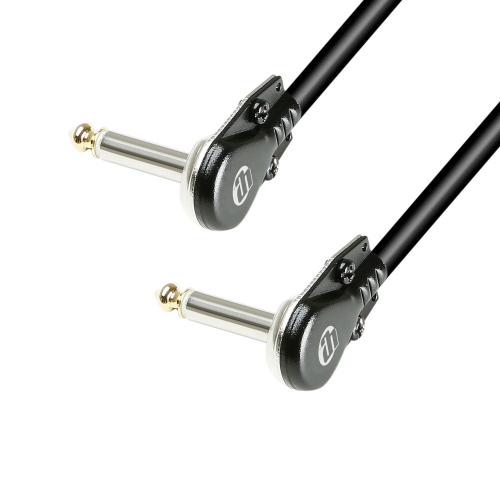 Adam Hall Cables K 4 IRR 0050 FL Instrument Cable with 6.35 mm flat plugs, mono 50 cm