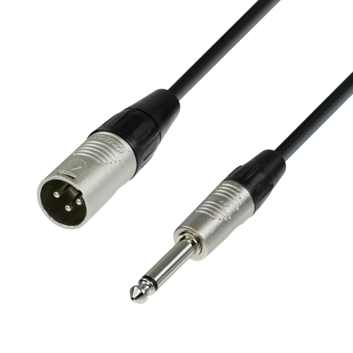 Adam Hall Cables K4 MMP0 600 Microphone Cable REAN XLR male to 6.3 mm Jack mono 6 m