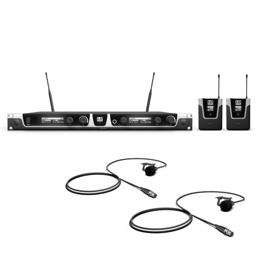 LD Systems U505 BPL 2 Wireless Microphone System with 2 x Bodypack and 2 x Lavalier Microphone 