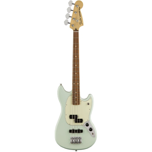 Fender Mustang Bass PJ Pau Ferro Fingerboard Sonic Blue bass guitar