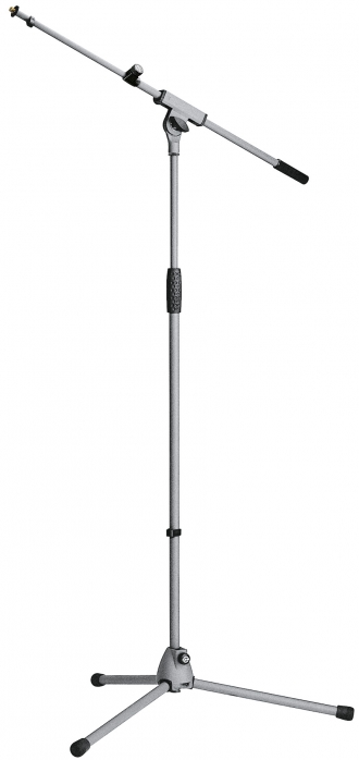 K&M 21080 soft-touch microphone stand, gray
