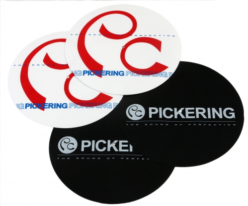 Pickering Slipmat set (white) 2 pcs