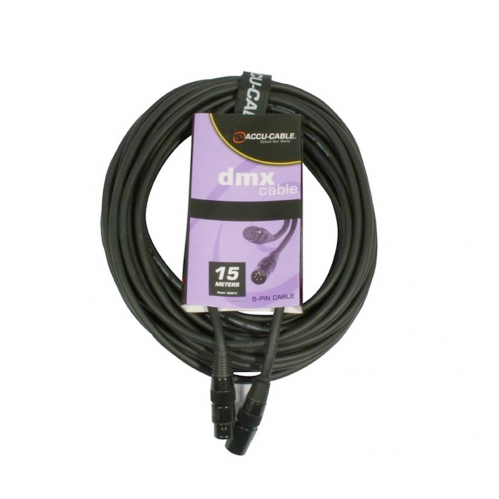 Accu Cable DMX 5P 110 Ohm 15 DMX cable