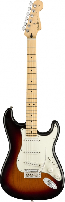 Fender Player Stratocaster 3-Color Sunburst electric guitar, maple fingerboard