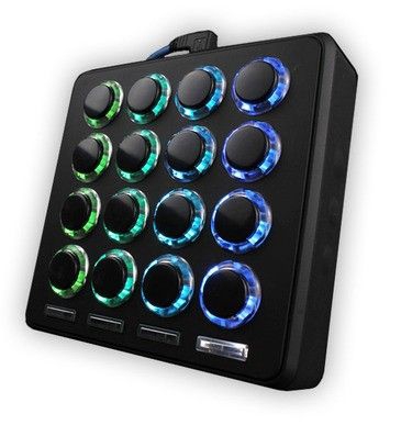 DJ TECHTOOLS - MIDI FIGHTER 3D BLACK hi quality midi controller