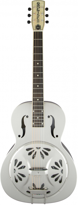 Gretsch G9221 Bobtail Steel Round-Neck A.E Spider Cone Resonator electric acoustic guitar