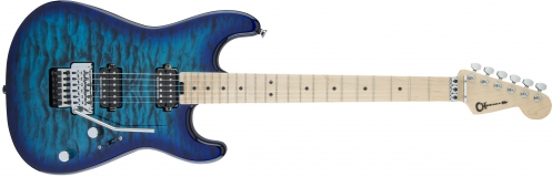 Charvel Pro-Mod San Dimas Style 1 HH FR M QM, Maple Fingerboard, Chlorine Burst electric guitar