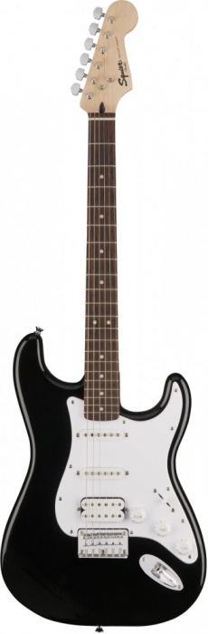 Fender Squier Bullet Stratocaster HSS Hard Tail, Laurel Fingerboard, Black electric guitar