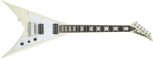 Jackson USA Signature Scott Ian King V KVT, Rosewood Fingerboard, Ivory electric guitar