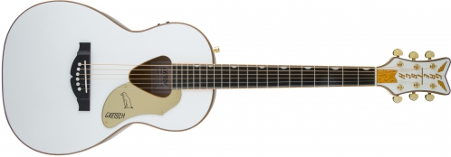 Gretsch G5021WPE Rancher Penguin Parlor Acoustic/Electric, Fishman Pickup System, White acoustic guitar