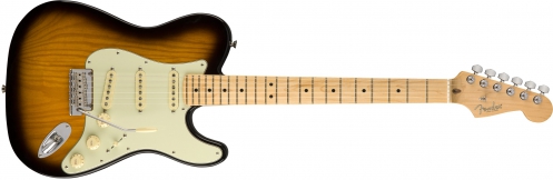 Fender Limited Edition Strat-Tele Hybrid, Maple Fingerboard, 2-Color Sunburst electric guitar