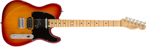 Fender Limited Edition American Elite Telecaster HSS, Maple Fingerboard, Antique Cherry Burst electric guitar
