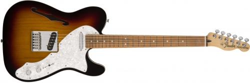 Fender Deluxe Telecaster Thinline, Pau Ferro Fingerboard, 3-Color Sunburst