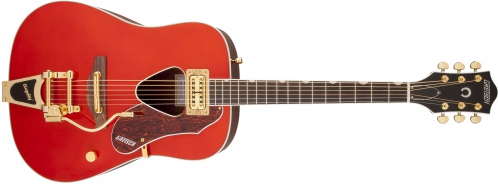 Gretsch G5034TFT Rancher Fideli-Tron Pickup, Bigsby Tailpiece, Savannah Sunset acoustic guitar