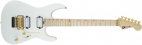 Charvel Pro-Mod DK24 HH FR M, Maple Fingerboard, Snow White electric guitar