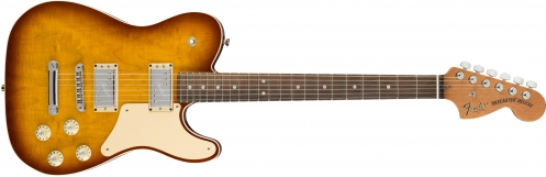 Fender Limited Edition Troublemaker Tele Deluxe, Rosewood Fingerboard, Ice Tea Burst electric guitar