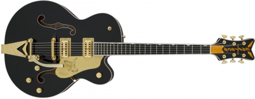 Gretsch G6136T-BLK Players Edition Falcon with String-Thru Bigsby Filter′Tron Pickups electric guitar Gretsch G6136T-BLK Players Edition Falcon with String-Thru Bigsby Filter′Tron Pickups electric guitar
