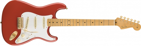 Fender Limited Edition Classic Series ′50s Stratocaster Maple Fingerboard, Fiesta Red electric guitar