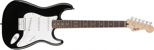 Fender Bullet Stratocaster Hard Tail, Rosewood Fingerboard, Black electric guitar