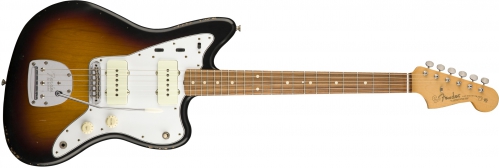 Fender Road Worn ′60s Jazzmaster, Pau Ferro Fingerboard, 3-Color Sunburst electric guitar