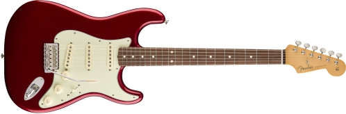 Fender Classic Series ′60s Stratocaster Pau Ferro Fingerboard, Candy Apple Red electric guitar
