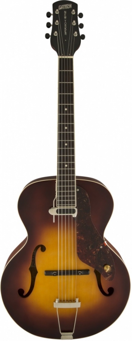 Gretsch G9555 New Yorker Archtop Guitar with Pickup, Semi-gloss, Vintage Sunburst acoustic guitar