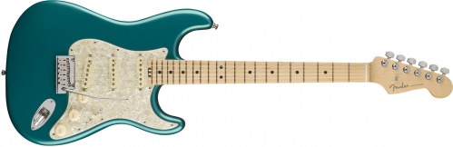 Fender American Elite Stratocaster Maple Fingerboard, Ocean Turquoise electric guitar