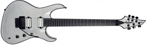 Jackson USA Signature Chris Broderick Soloist 6, Ebony Fingerboard, Transparent White electric guitar