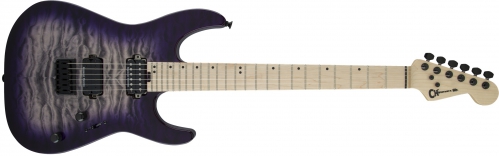 Charvel Pro-Mod DK24 HH HT M QM, Maple Fingerboard, Purple Phaze electric guitar