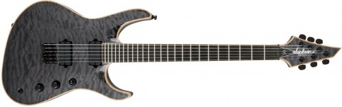 Jackson USA Signature Chris Broderick Soloist HT6, Ebony Fingerboard, Transparent Black electric guitar
