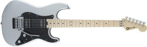 Charvel Pro-Mod So-Cal Style 1 HH FR M, Maple Fingerboard, Satin Silver electric guitar