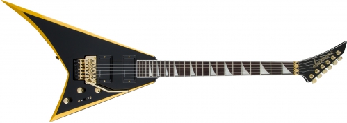 Jackson X Series Rhoads RRX24, Rosewood Fingerboard, Black with Yellow Bevels electric guitar