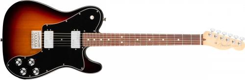 Fender American Pro Telecaster Deluxe Shaw Bucker Rosewood Fingerboard, 3-Color Sunburst electric guitar