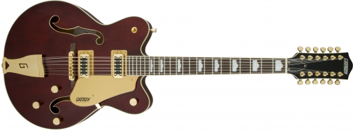 Gretsch G5422G-12 Electromatic Hollow Body Double-Cut 12-String with Gold Hardware, Walnut Stain electric guitar