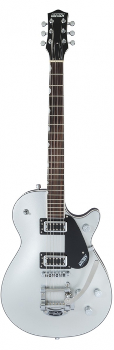 Gretsch G5230T Electromatic  Jet FT Single-Cut with Bigsb, Black Walnut Fingerboard, Airline Silver electric guitar