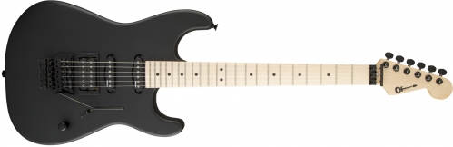 Charvel USA Select San Dimas Style 1 HSS FR, Maple Fingerboard, Pitch Black electric guitar