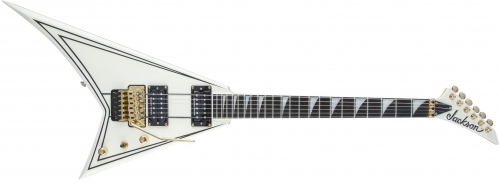 Jackson Pro Series Rhoads RR3, Ebony Fingerboard, Ivory with Black Pinstripes electric guitar