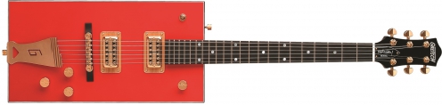 Gretsch G6138 Bo Diddley, ″G″ Cutout Tailpiece, Ebony Fingerboard, Firebird Red electric guitar