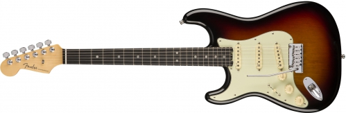 Fender American Elite Stratocaster Left-Hand, Ebony Fingerboard, 3-Color Sunburst electric guitar