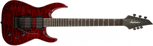 Jackson X Series Soloist SLATXMGQ 3-6, Rosewood Fingerboard, Transparent Red electric guitar