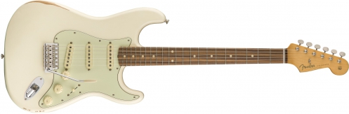 Fender Road Worn ′60s Stratocaster Pau Ferro Fingerboard, Olympic White electric guitar