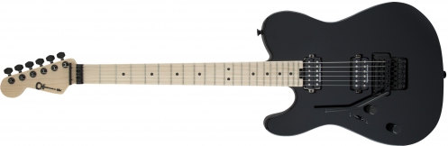 Charvel Pro-Mod San Dimas Style 2 HH FR M LH, Maple Fingerboard, Black electric guitar