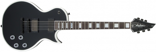 Jackson USA Signature Marty Friedman MF-1, Rosewood Fingerboard, Gloss Black with White Bevels electric guitar
